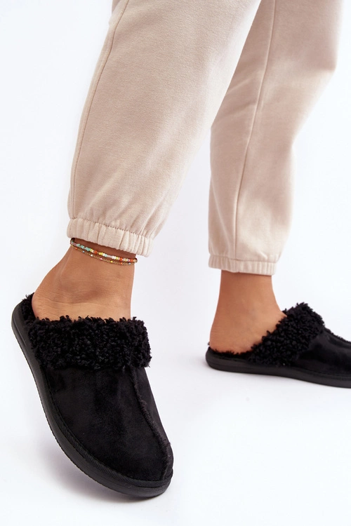 Ocieplane Kapcie Damskie Inblu EK000010 Czarne