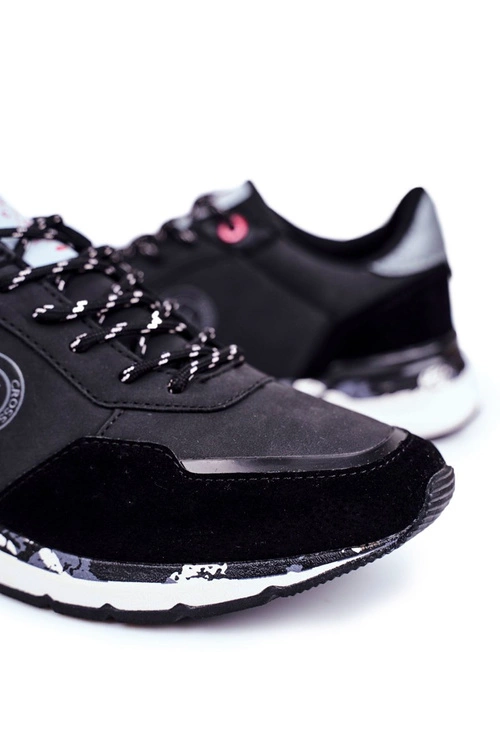 Obuwie Sportowe Męskie Cross Jeans Czarne GG1R4027C