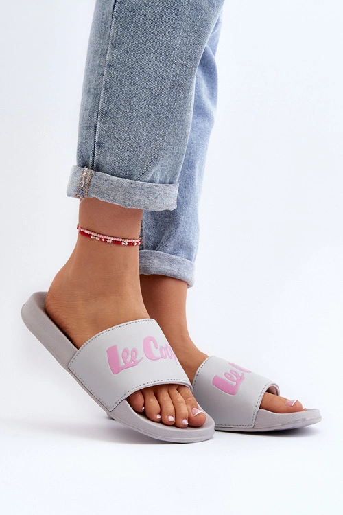 Damskie Klasyczne Klapki Lee Cooper LCW-24-42-2486L Szare