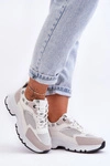 Sznurowane Buty Sportowe Na Platformie Białe Escape