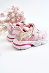 Dziecięce Lekkie Buty Sportowe Na Rzep Różowe Akella