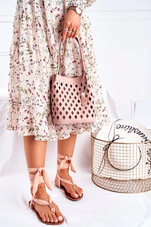 Torebka Damska NOBO Klasyczna Shopper Różowa NBAG-I3690-C004