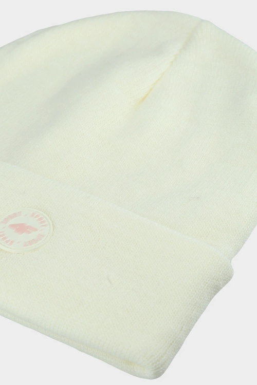 Dziecięca Czapka Zimowa 4F 4FJWAW24ACAPU444-12S Kremowa