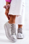 Sneakersy Buty Sportowe Dżety GOE JJ2N4048 Srebrne