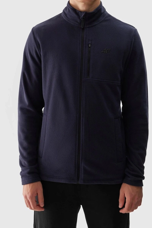 Polar 4F Męski Ze Stójką Regular 4FAW23TFLEM122-30S Granatowy