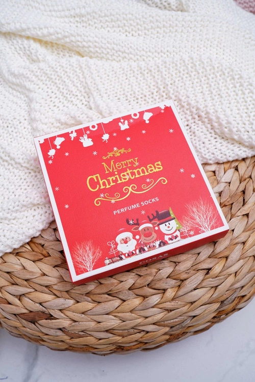 Damskie Skarpetki Pachnące Zestaw 4 Pary Świąteczne COSAS A1