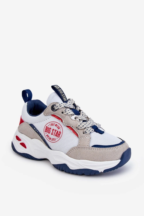 Dziecięce Buty Sportowe Memory Foam System Big Star JJ374269 Białe