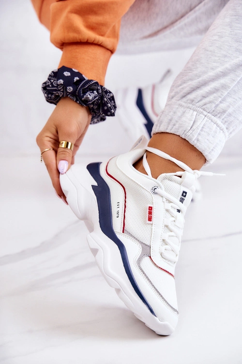 Damskie Buty Sportowe Big Star JJ274A116 Białe
