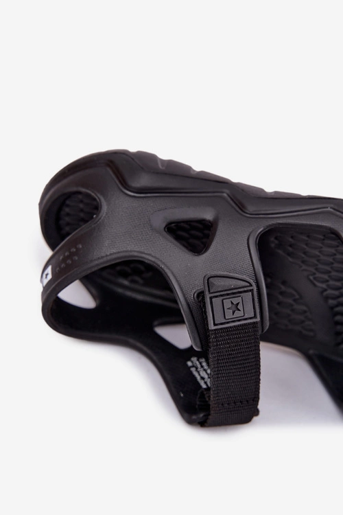 Piankowe Sandały Damskie Na Platformie Big Star RR274A512 Czarne