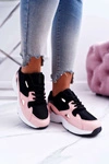 Sportowe Damskie Buty Różowe Szantal