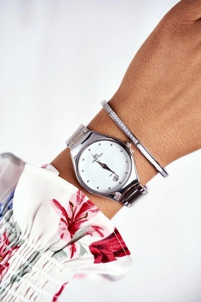 Damski Zegarek Giorgio & Dario Srebrny Brassere