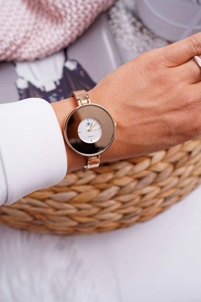 Damski Zegarek Michael John Złoty Strato