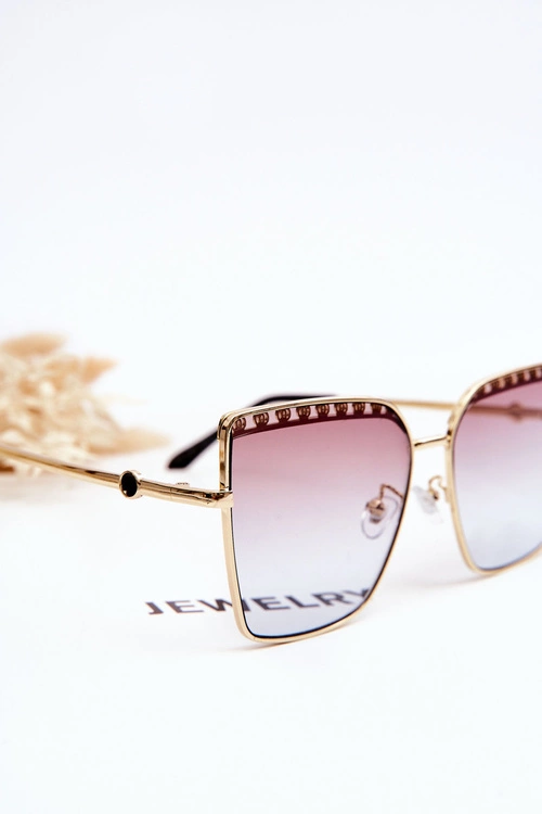 Duże Okulary Przeciwsłoneczne Prius V303 Gradient Pomarańczowo-Niebieski