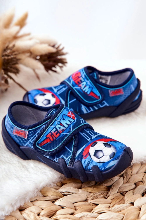 Buty Papcie Befado Na Rzep 273X321 Niebieskie