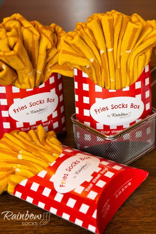 Zestaw Skarpetki Rainbow Socks Frytki 2 Pary