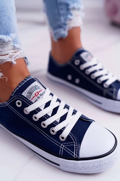 Trampki Damskie Niskie Smith's Granatowe