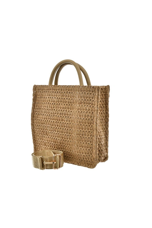 Torebka Z Plecionką Big Star NN574113 Beżowa