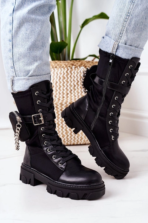 Ocieplane Workery Z Nerką Czarne Look At Me