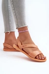 Sandały Damskie Z Brokatem 82429 Ipanema Vibe Sandal Fem Pomarańczowe