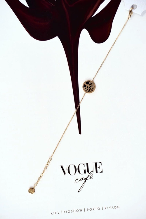 Damska Bransoleta Celebrytka Złota Drzewo Memories