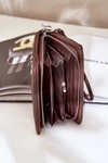 Duży Portfel Damski Z Tłoczeniem Eko Skóra Czekoladowy Martiel