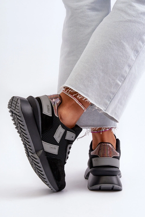 Sneakersy Damskie Big Star NN274975 Czarne