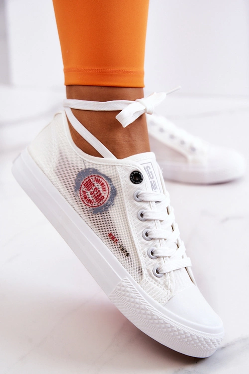 Damskie Tenisówki Trampki BIG STAR JJ274A253 Białe