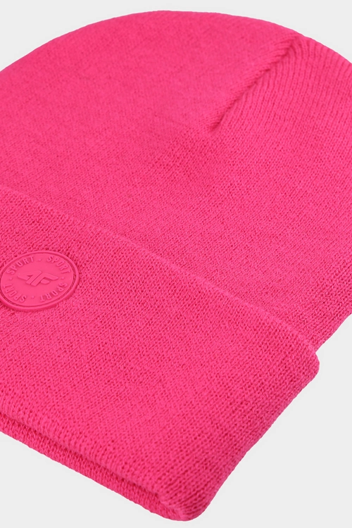 Dziecięca Czapka Zimowa 4F 4FJWAW24ACAPU444-54S Różowa