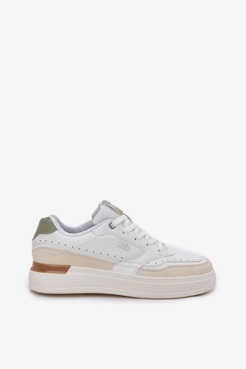 Sneakersy Damskie Na Platformie LEE EMMA WOMEN LOW 50251014.04L Beżowe