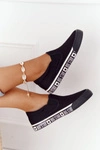 Damskie Tenisówki Slip-on Big Star HH274012 Czarne