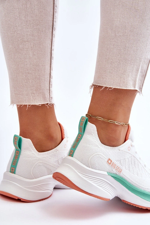 Lekkie Buty Sportowe Memory Foam System Big Star LL274328 Białe