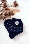 Dziecięce Skarpetki W Kropki Panda Granatowe