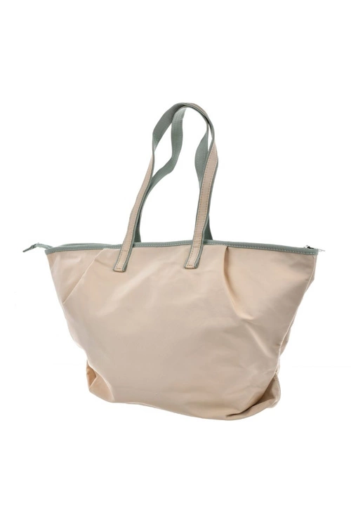 Materiałowa Duża Torba Big Star NN574051 Beżowa