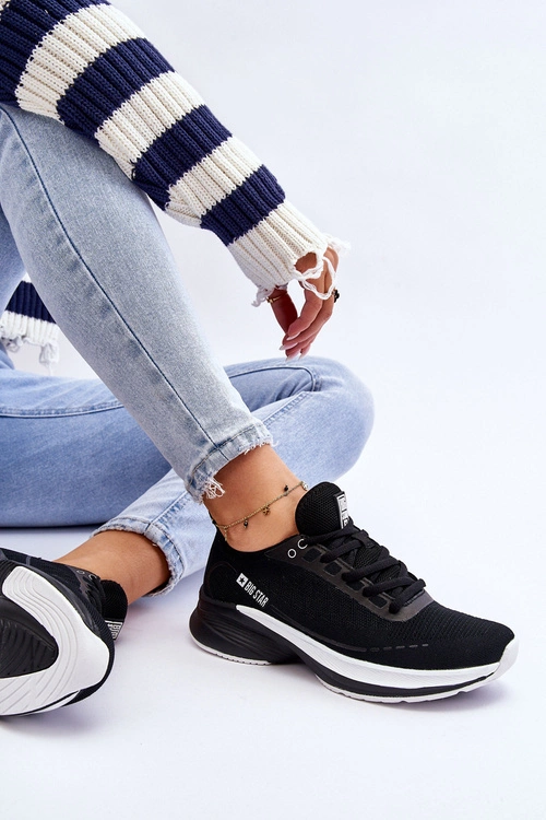 Lekkie Buty Sportowe Memory Foam System Big Star LL274327 Czarne