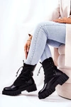 Botki Workery Ze Skarpetą Czarne Connor