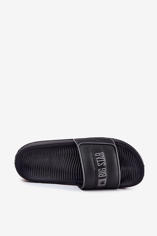 Męskie Klapki Big Star RR174A043 Czarne