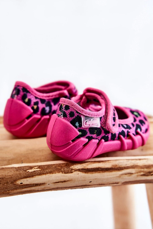 Papcie Baleriny Befado Cętki 109P256 Różowe