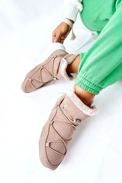 Śniegowce Ocieplane Big Star II274263 Beżowe