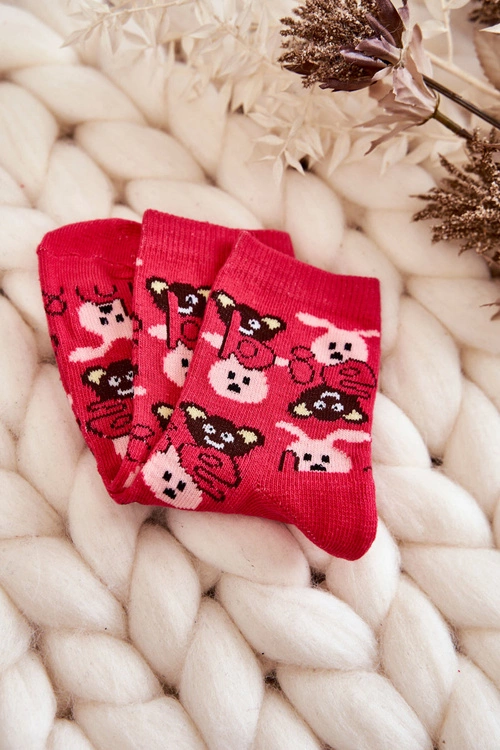 Młodzieżowe Śmieszne Skarpetki We Wzory 5-Pak Multikolor