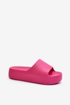 Damskie Klapki Na Grubej Podeszwie Fuksja Oreithano