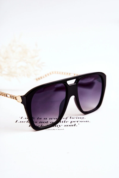 Damskie Okulary Przeciwsłoneczne Aviatory V120013 Czarne