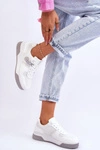 Klasyczne Sneakersy Memory Foam System Big Star LL274A024 Białe