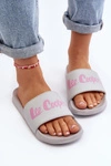 Damskie Klasyczne Klapki Lee Cooper LCW-24-42-2486L Szare