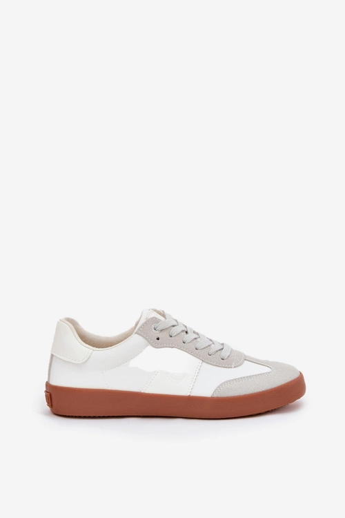 Sneakersy Damskie Big Star RR274371 Biało-Szare