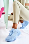 Wsuwane Buty Sportowe Damskie Jasnoniebieskie Dalmiro