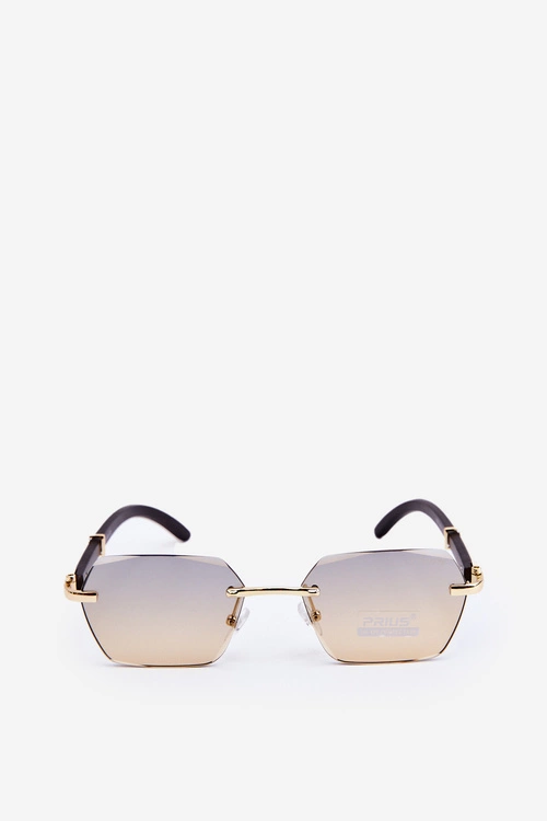 Okulary Przeciwsłoneczne Damskie UV400 Czarno-Złote