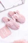 Kapcie Damskie Króliki z Uszami Różowe Alabama