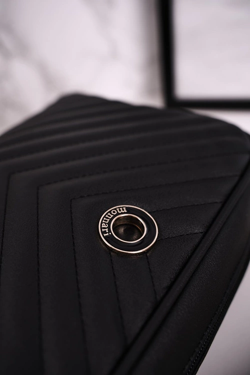 Torebka Listonoszka MONNARI BAG0202-020 Pikowana Czarna