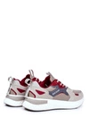 Sportowe Męskie Buty Big Star Szaro Bordowe GG174463