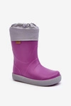 Dziecięce Kalosze Z Ocieplaczem Snow Wave Gokids 981 Fioletowe